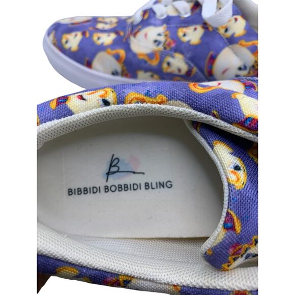 Bibbidi Bobbidi Bling Mrs. Potts and Chip Disney Sneakers Size 8 - Picture 3 of 7
